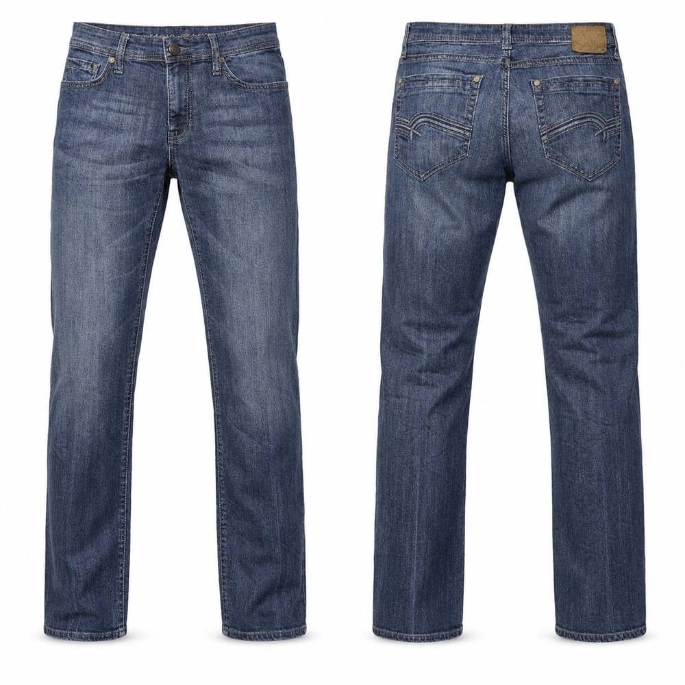 Mavi Zach Jeans Mens 34x30 Blue Medium Wash Straight Leg Denim Stretch Casual